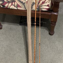Vintage Bamboo Fly Rod & Reel 9’8”
