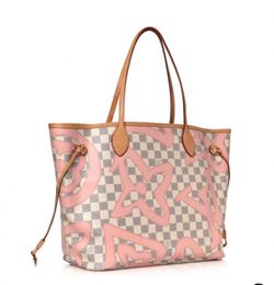 Louis Vuitton Tahitienne Damier Azur Neverfull MM Tote