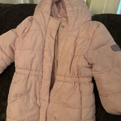 Girls Fleece Lined Jacket Coat 18-24 Months