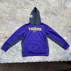 Kids Size M Medium LSU Tigers NCAA SEC Nike Hoodie