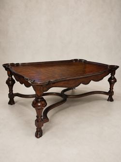 Ornate Wooden Coffee Table
