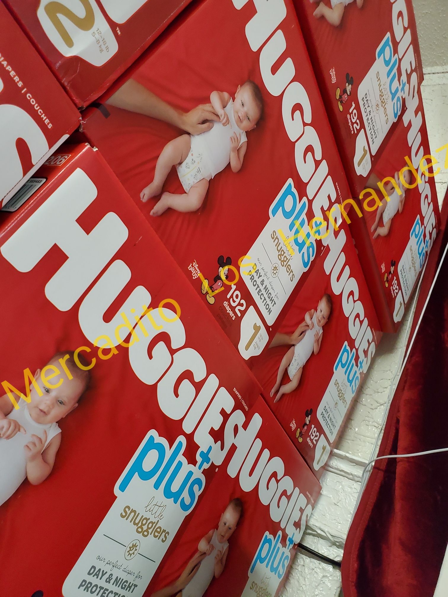 Huggies Little Snugglers Size 1 - 192 Diapers Pañales/ Firm price