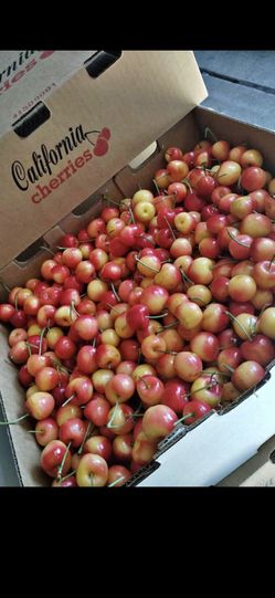 sweet fresh rainier $15 a box 16lb