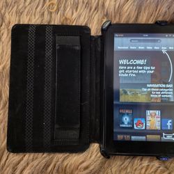 Amazon Kindle Fire With Case