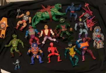 Vintage Master of the universe bulk lot copyright dates from 1981 to 1986