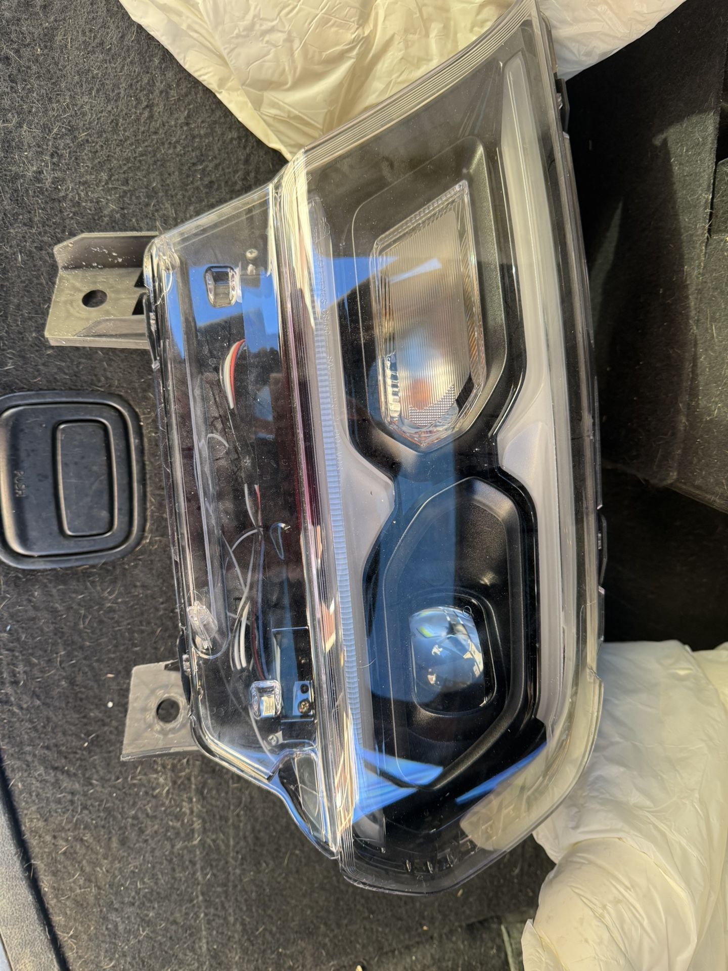 Driver For 2021-2024 Dodge Durango Black w/o AFS Full LED Headlight Headlamp LH