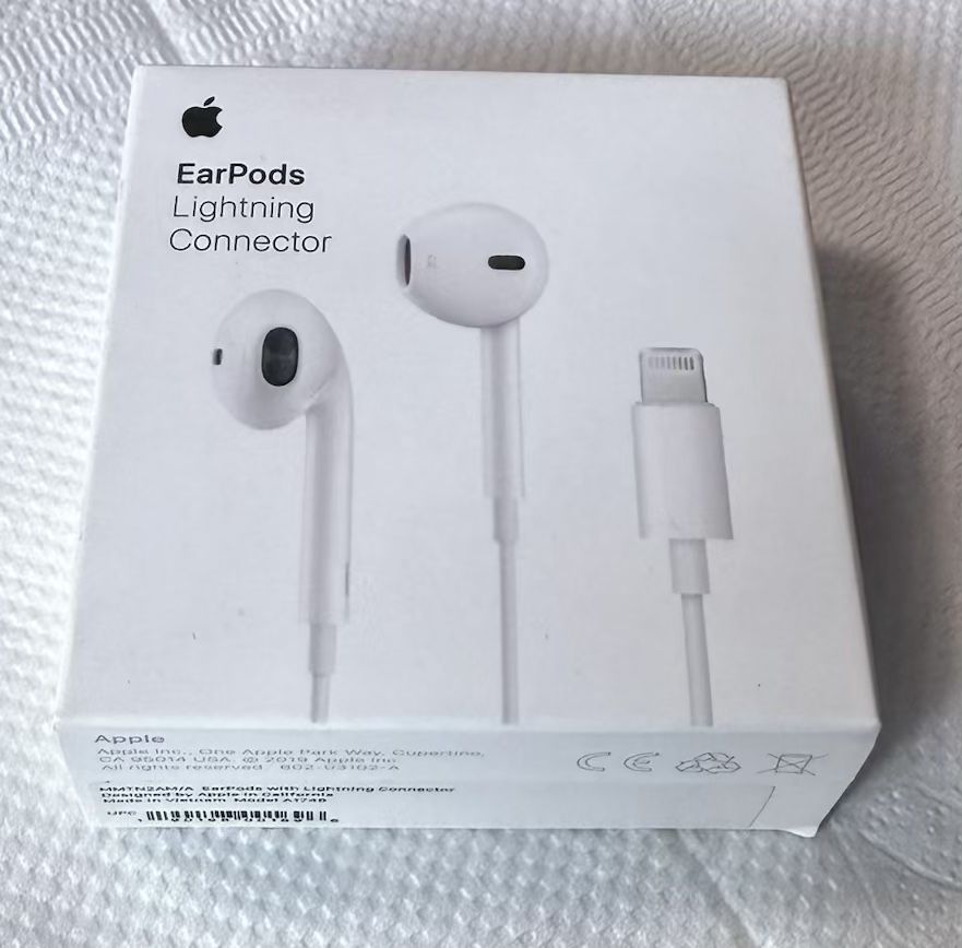 Apple earbuds (Lighting cable)
