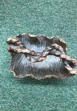 Hand carved wooden bowel