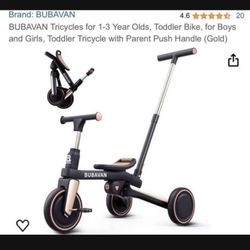 BUBAVAN Tricycles for 1-3 Year Olds, Toddler Bike