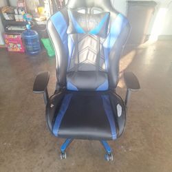 Black And Blue Gaming Chair 