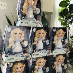 $25  Each Disney frozen II Magic In Motion Elsa doll 