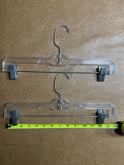 Clear hangers ( 50 for $15  or 200 for $50  )