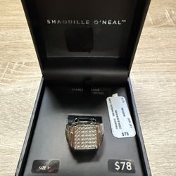 New Shaquille O’Neal Silver Ring $60 (Size 10) 