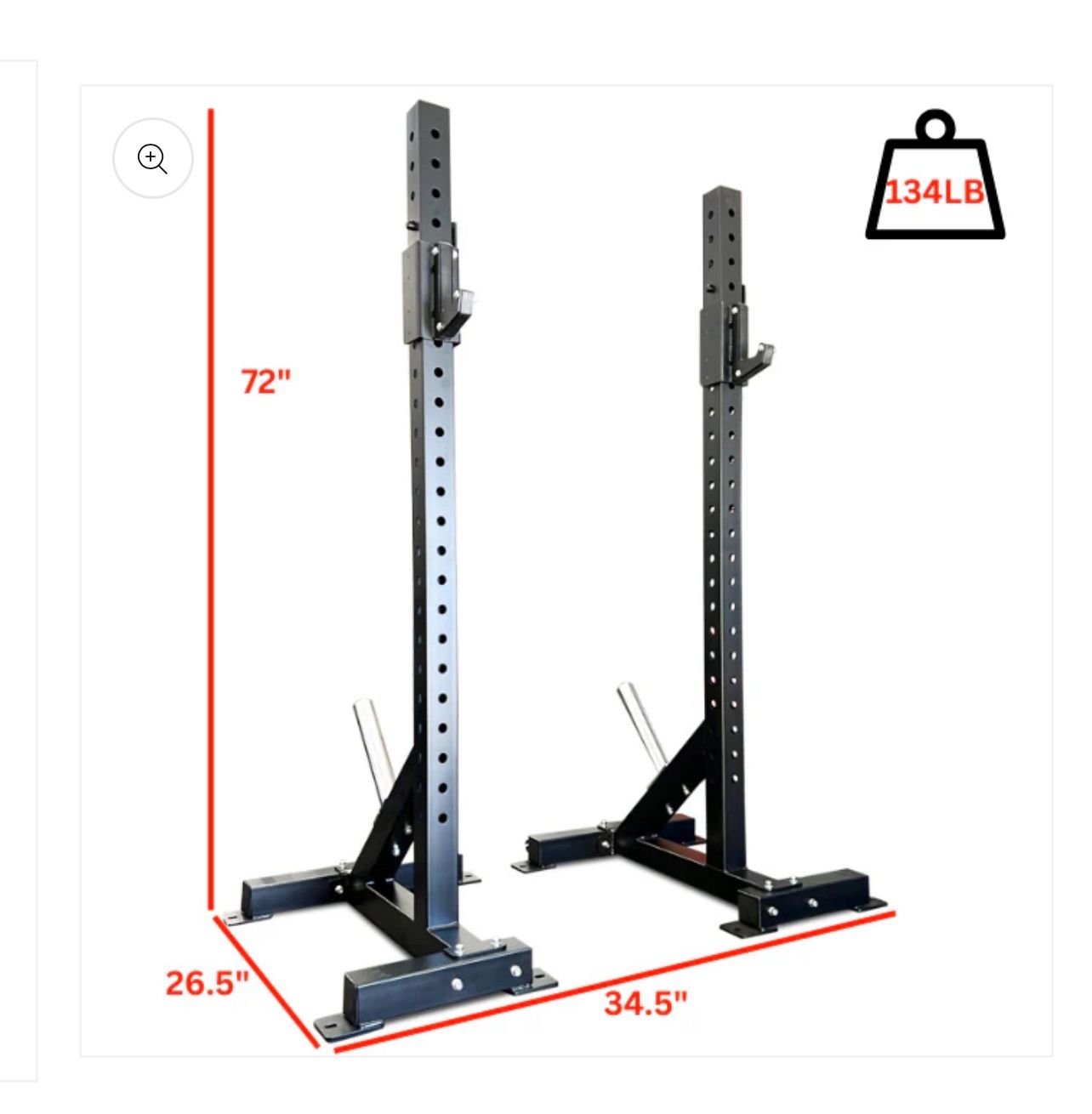 Heavy Duty Squat Rack & Bench Combo