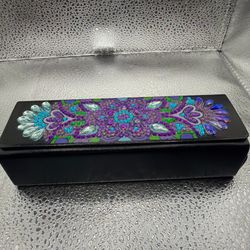 Handmade Glasses Storage Box Sunglasses Case Rhinestone