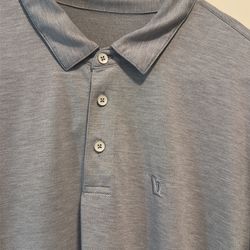 Vuori Men’s grey polo shirt
