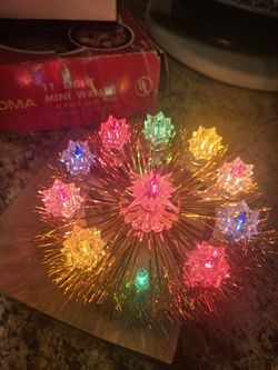 NOMA vintage mini light wreath