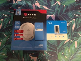 Kidde smart smoke alarm and Ring indoor camera (2nd gen)