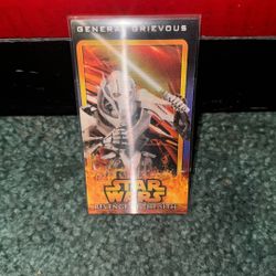 Star wars trading card general grievous 
