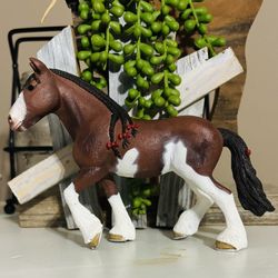 Schleich Clydesdale braided mane & tail
