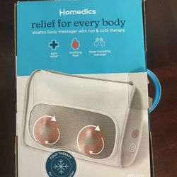     Homedics Shiatsu Body Massager – New with Hot & Cold Therapy