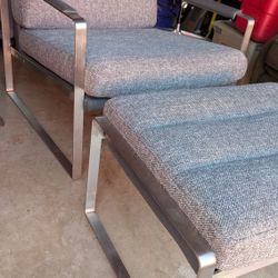 Modern Chair And Ottoman
