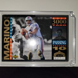 Dan Marino 1995 Upper Deck Card
