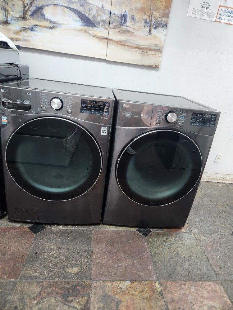 🎈SET LG STEAM WASHER AND ELECTRIC DRYER LIKE NEW ✔️