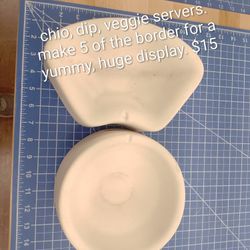 Molds For Glass Fusing Or Clay. 