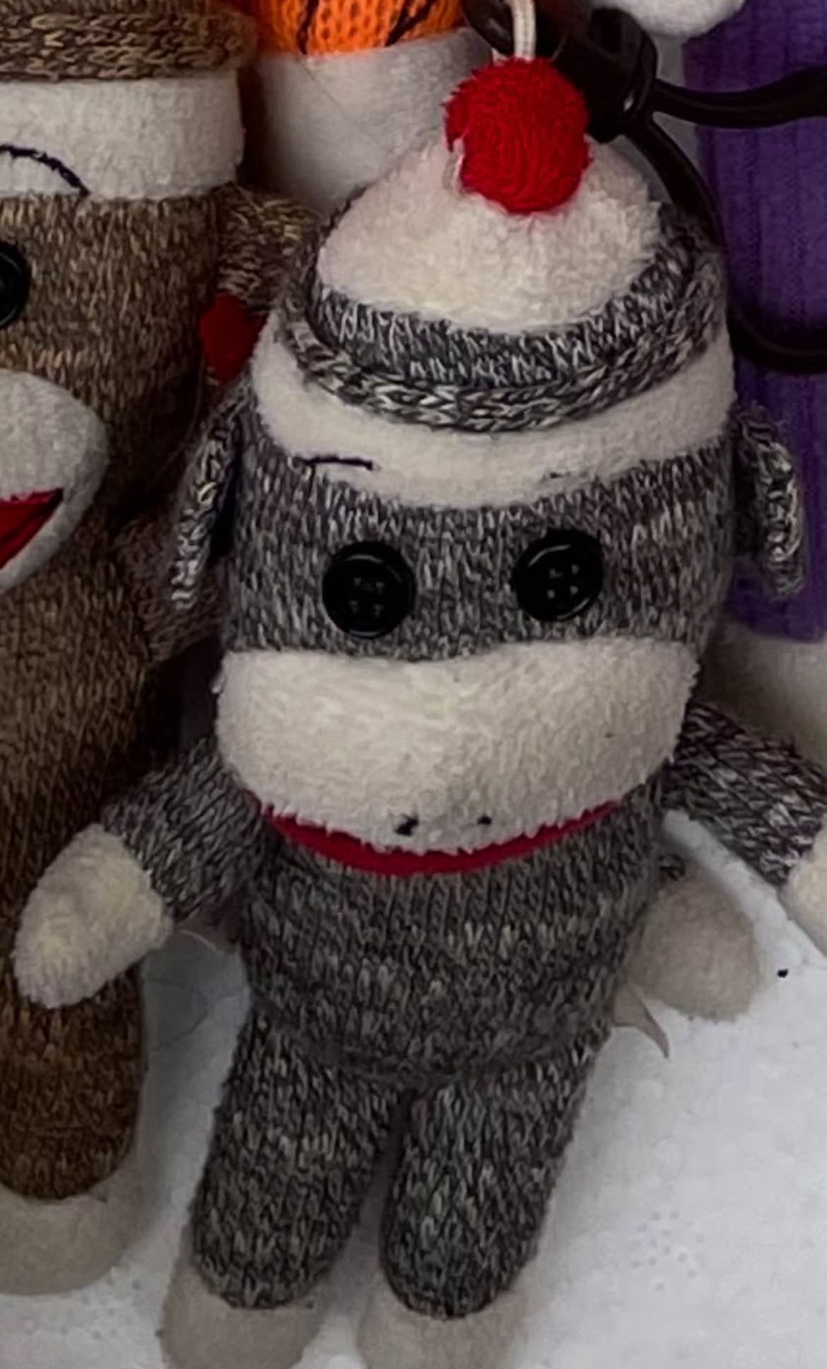 Paul Sock Monkey With Clip
