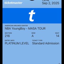 NBA Young boy Ticket