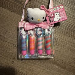 Hello Kitty 4pk Lip Gloss in Bag