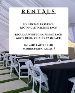 Chairs and Tables