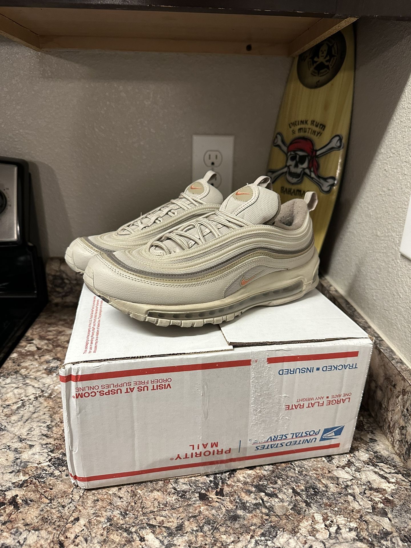 Nike Air Max 97 Cream Khaki Olive Men's Size