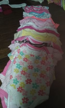 21 pieces of Onsies (0-3 months)