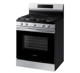 30-in 5 burners 6.0-cu ft Freestanding Natural Gas Range ( Stainless Steel )