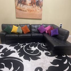 Black Light Section Sofa Seat