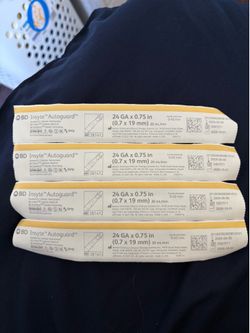 BD Insyte™ Autoguard™ IV Catheters 24G x 0.75” – 4 Sealed Units