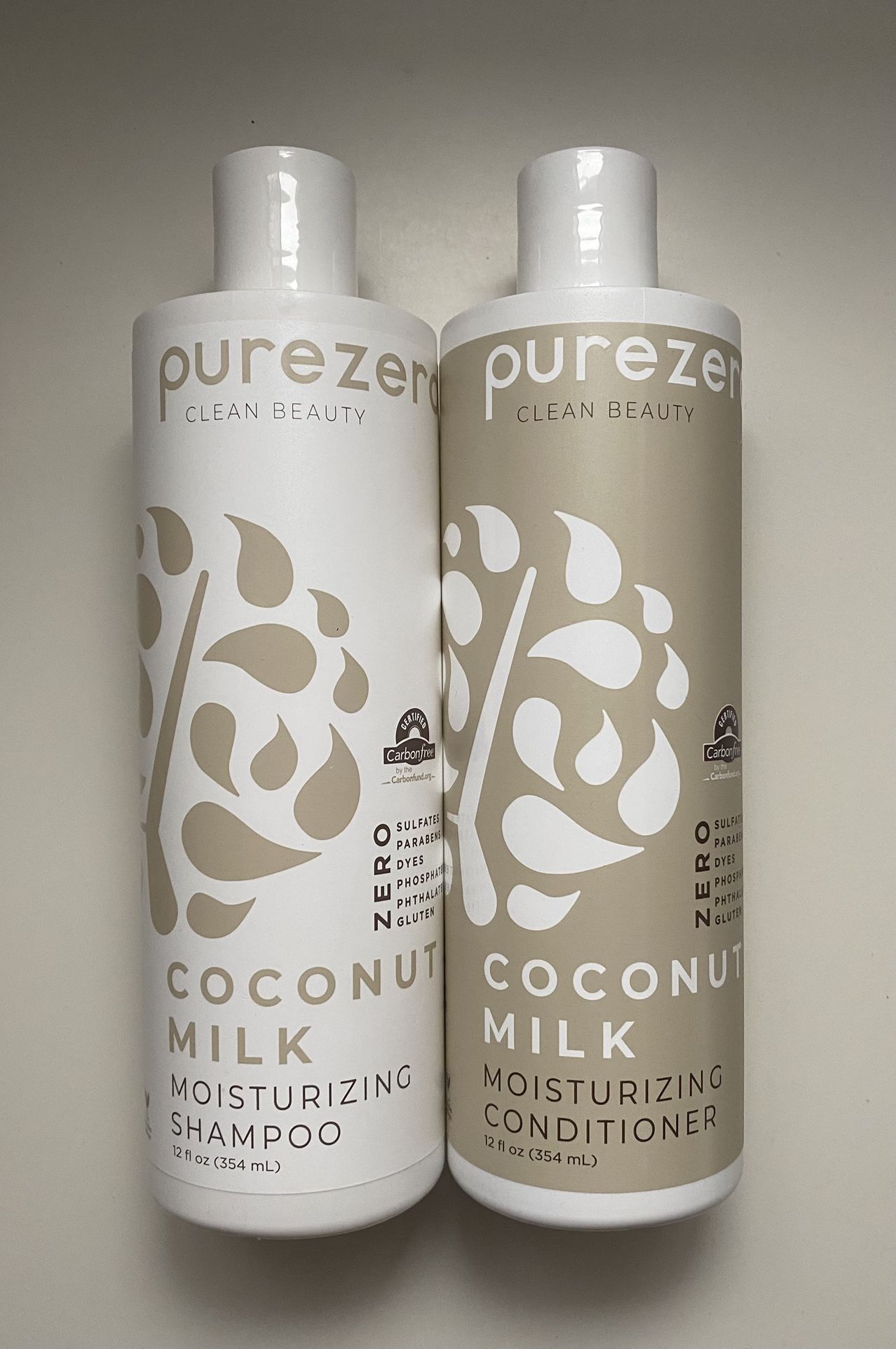 Purezero shampoo & conditioner pairs