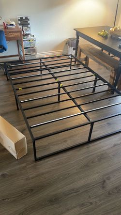 Metal Full Bed Frame (14 inch)