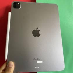 128GB Apple IPad Pro 11” 4th Generation (2022 Model / M2 chip ) with Keyboard, pen & Accessories (256gb /512GB) 