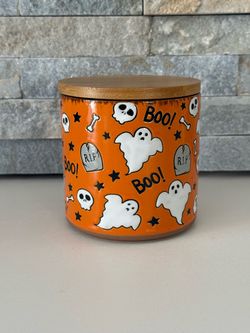 Halloween small canister/jar