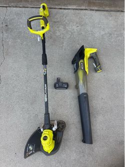 Ryobi weed wacker and leaf blower