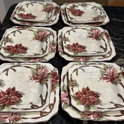 Set For 6 Person Of 222 Fifth Yuletide Celebration collection