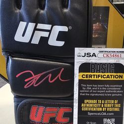 Forest Griffen SIGNED (JSA COA) UFC Glove autographed MMA