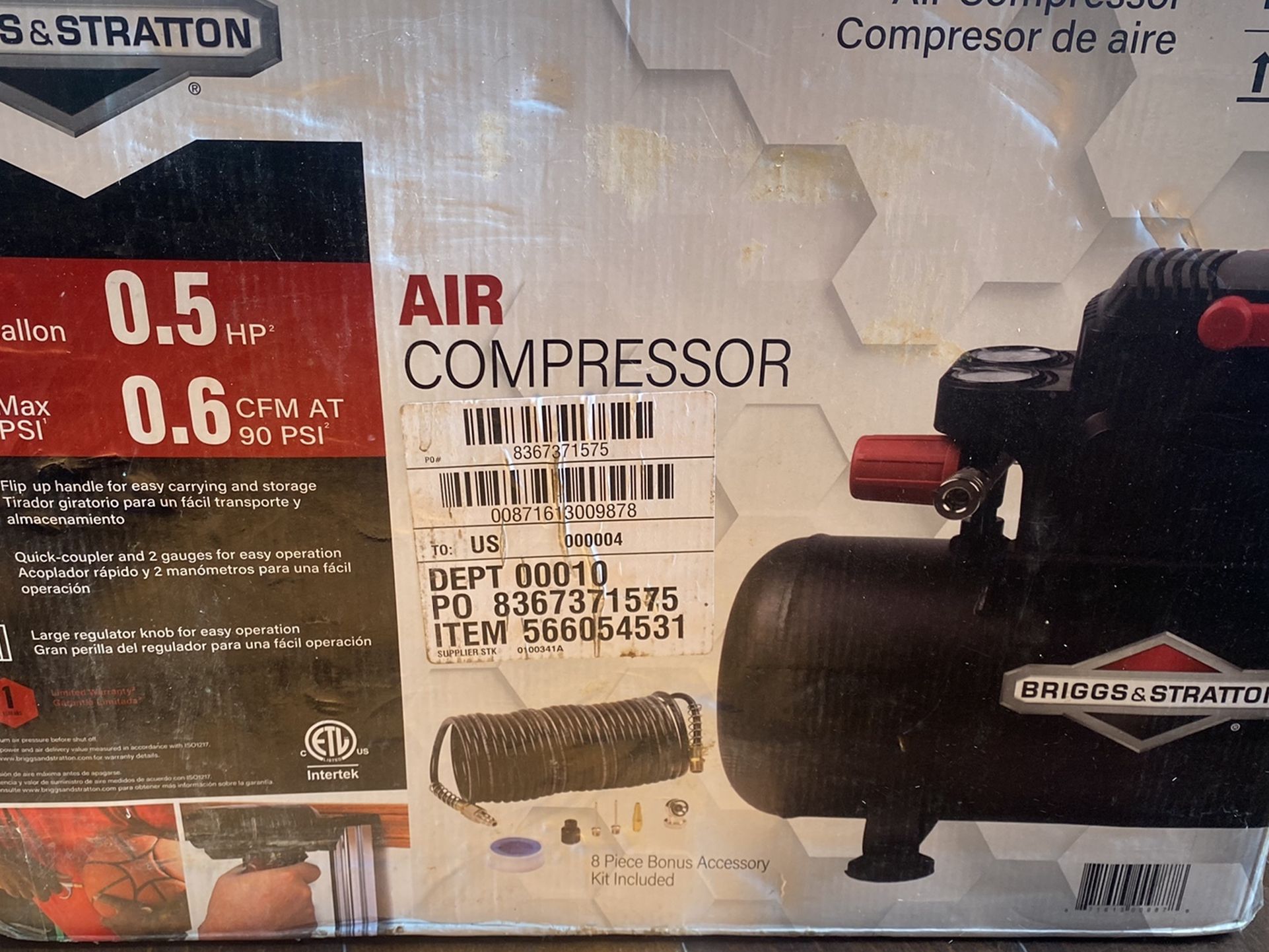 Briggs And Stratton Air Compressor