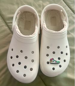 Crocs Classic Lined Clogs White