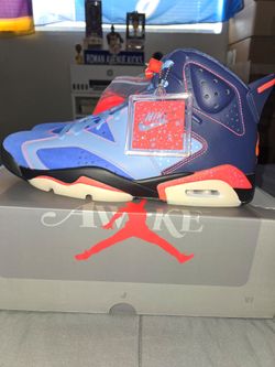 Jordan 6 Retro x Awake NY Blueberry Midnight Navy Size 10M DS
