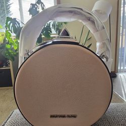 Michael Kors Serena Small Circle Crossbody (Powder Blush)