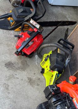 Three saws for trees.  Climber and 2 more